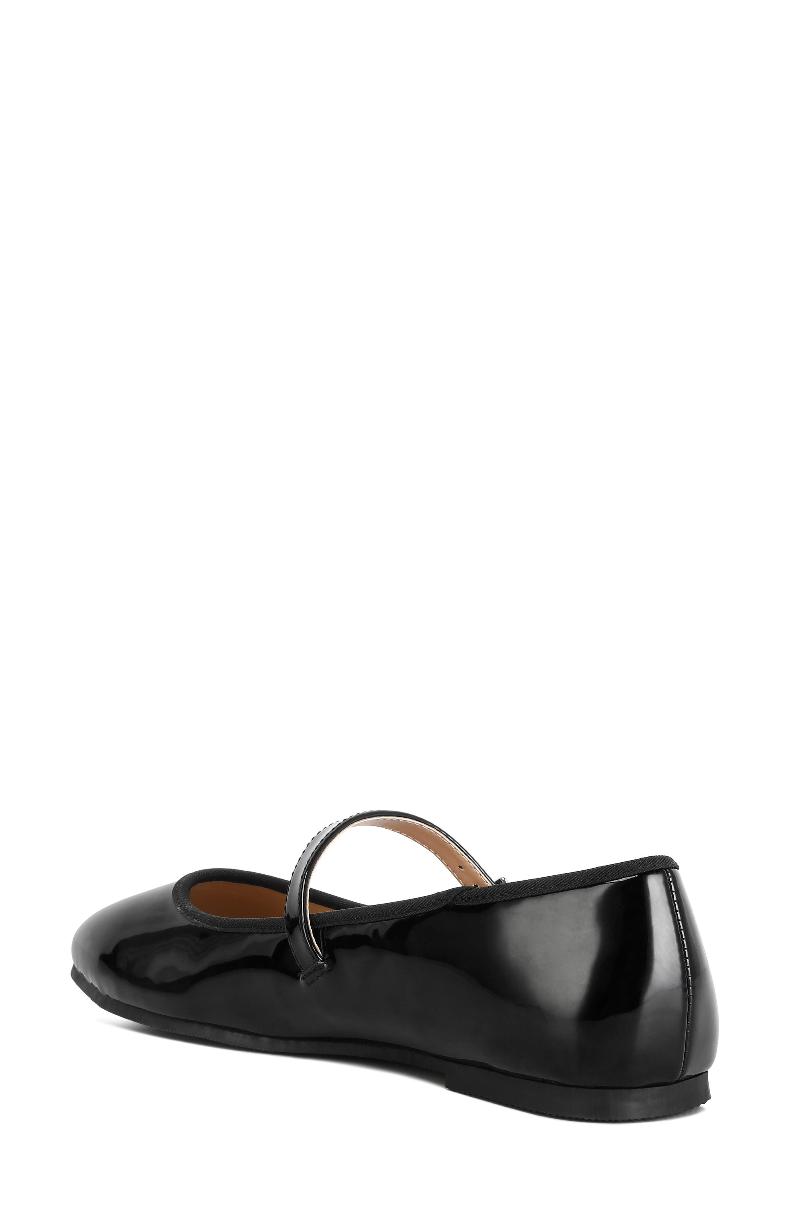 LONDON RAG Posy Mary Jane Flat, Alternate, color, Black