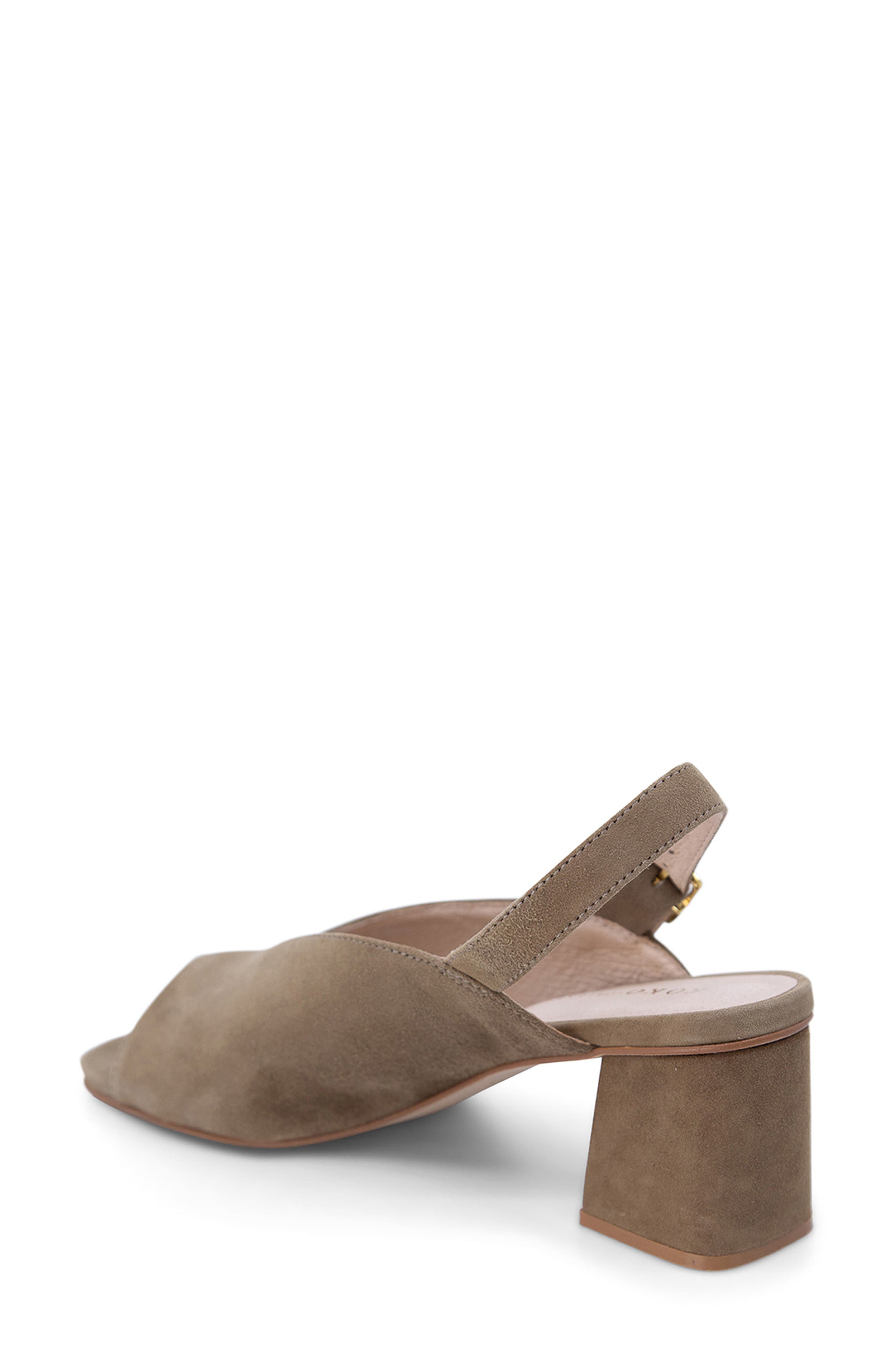KOKO + PALENKI Polina Slingback Sandal, Alternate, color, Almond Suede