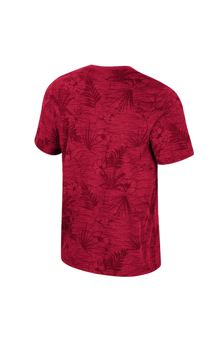 COLOSSEUM Men's Colosseum Crimson Alabama Crimson Tide Floral Printed T-Shirt, Alternate, color, Crimson