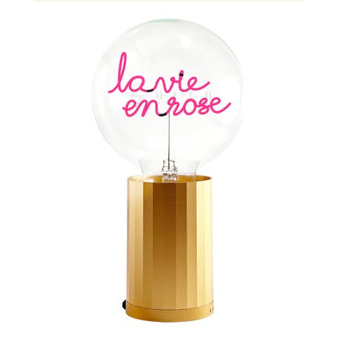 La Vie En Rose Portable Table Lamp