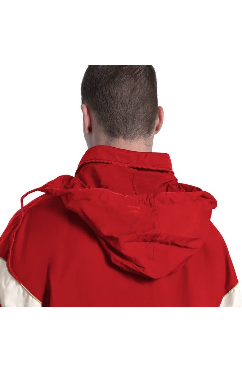 STARTER Men's Starter Scarlet San Francisco 49ers The Gust Full-Zip Hooded Jacket, Alternate, color, Scarlet