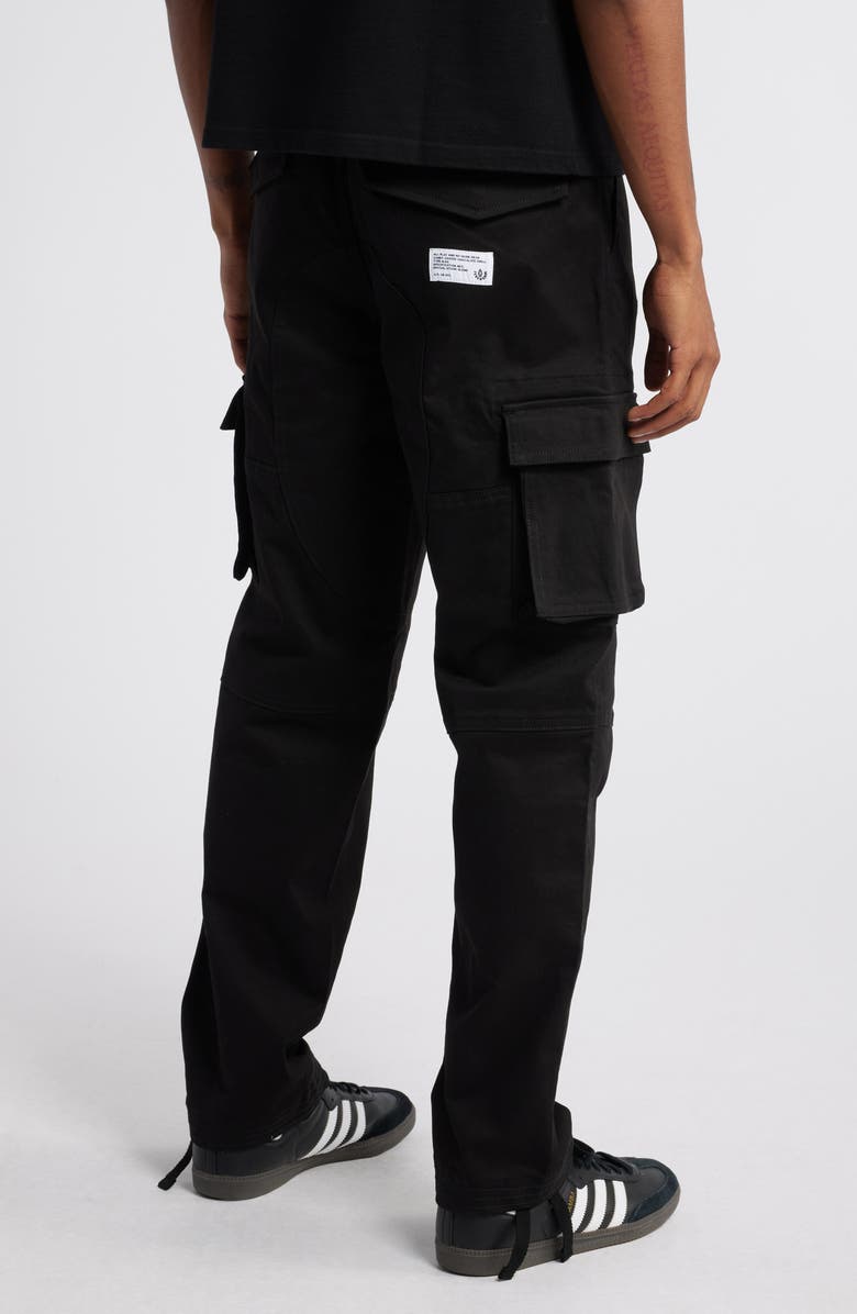 ICECREAM Runner Cotton Cargo Pants, Alternate, color, Black