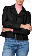 Bernardo Leather Moto Jacket