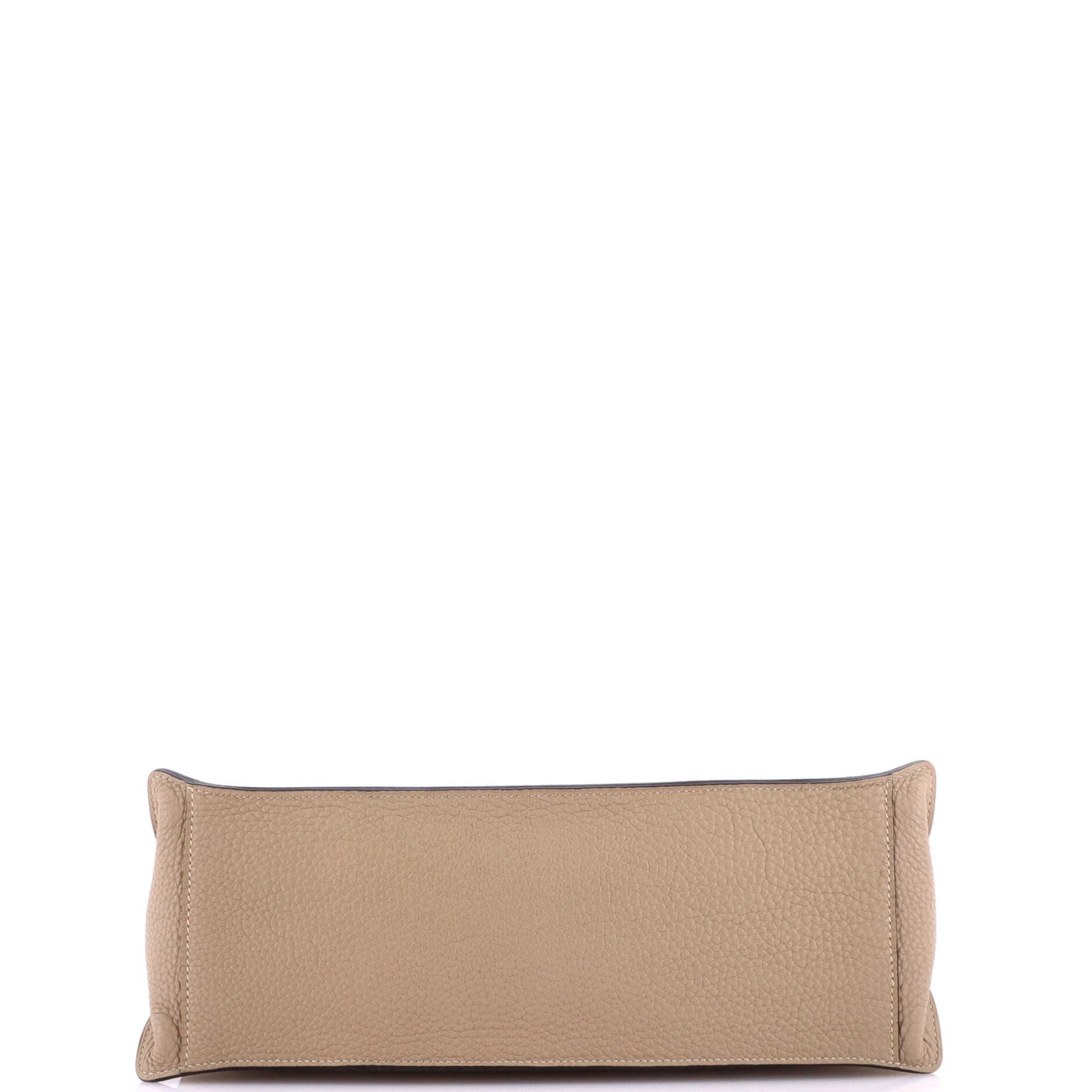 Pre-Owned Hermes Etribelt Bag Togo, Alternate, color, Gris Tourterelle