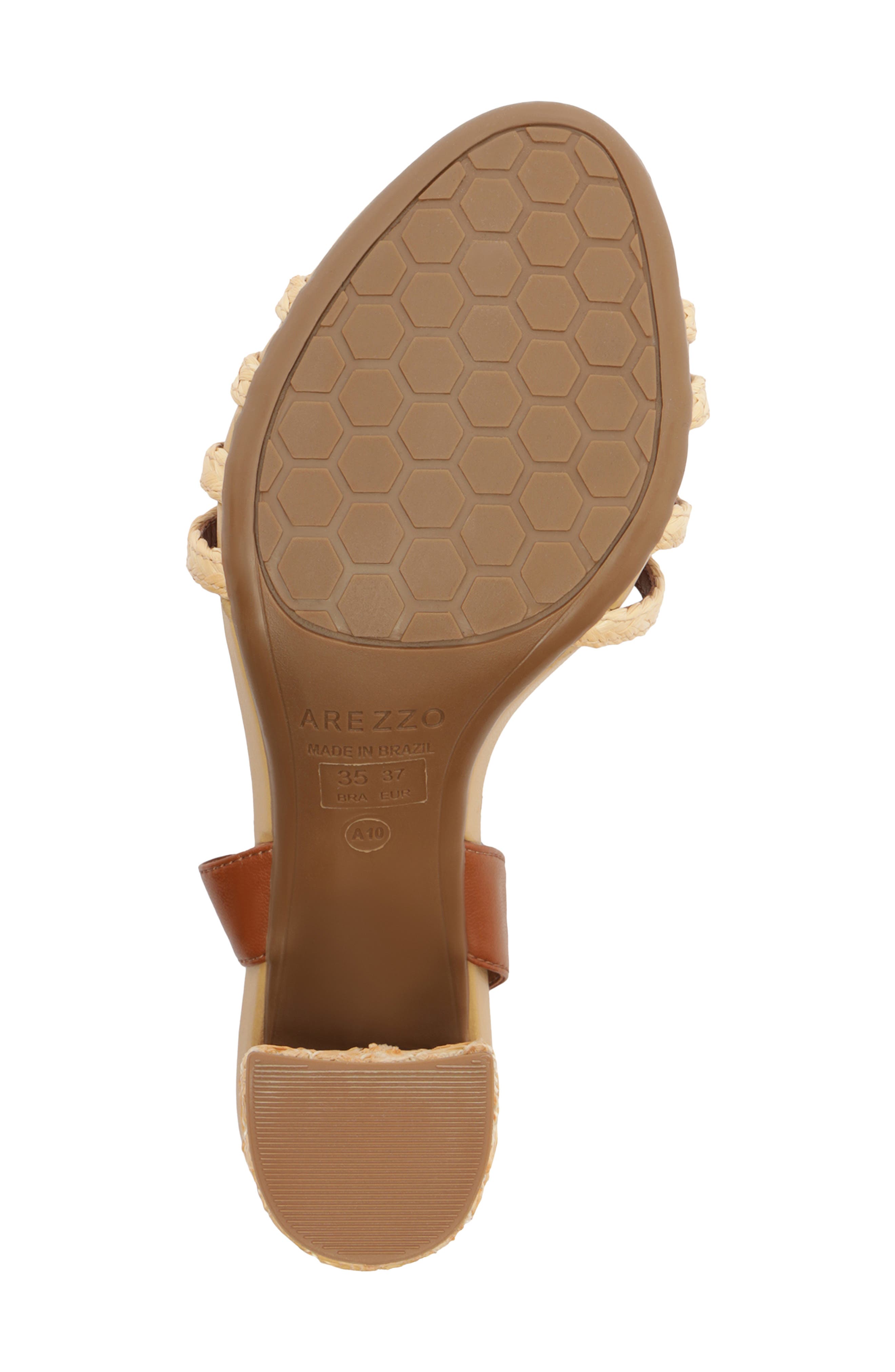 Arezzo Aria Ankle Strap Sandal, Alternate, color, Natural/ Soul Natural