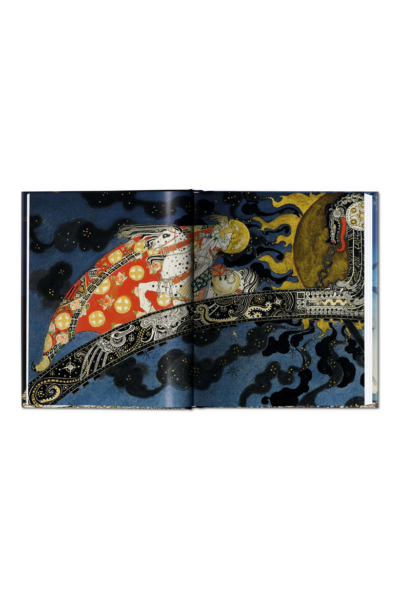Kay Nielsen East of the Sun and West of the Moon Book, Alternate, color, Midnight Blue