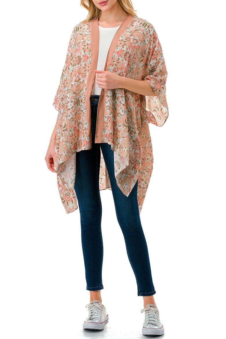 Floral Topper, Main, color, BLUSH