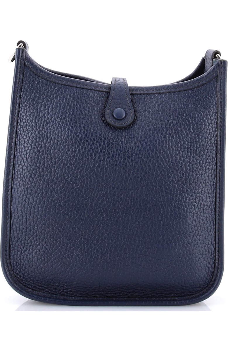 Pre-Owned Hermes Evelyne Bag Gen III Clemence TPM, Alternate, color, Bleu Obscur