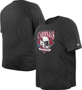 New Era Men's New Era Black Arizona Cardinals Big & Tall Helmet T-Shirt