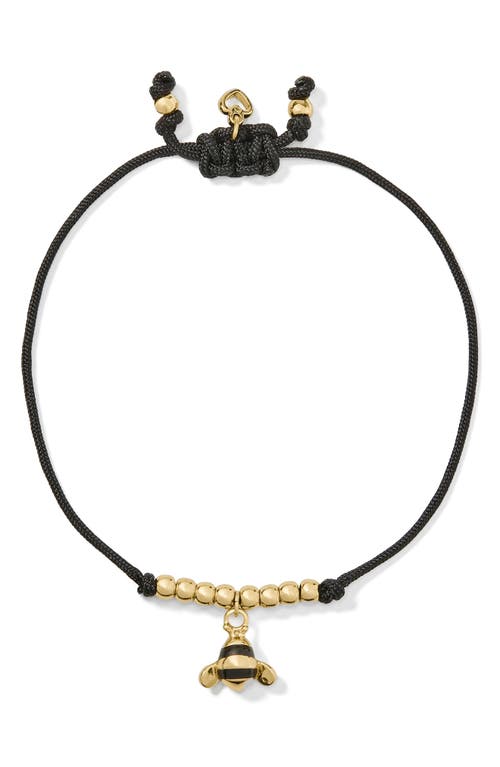 Kate Spade New York bee cord bracelet in Black at Nordstrom