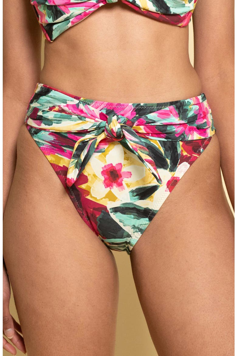 Paula Waist Tie Bikini Bottoms, Main, color, ISLA FLORAL