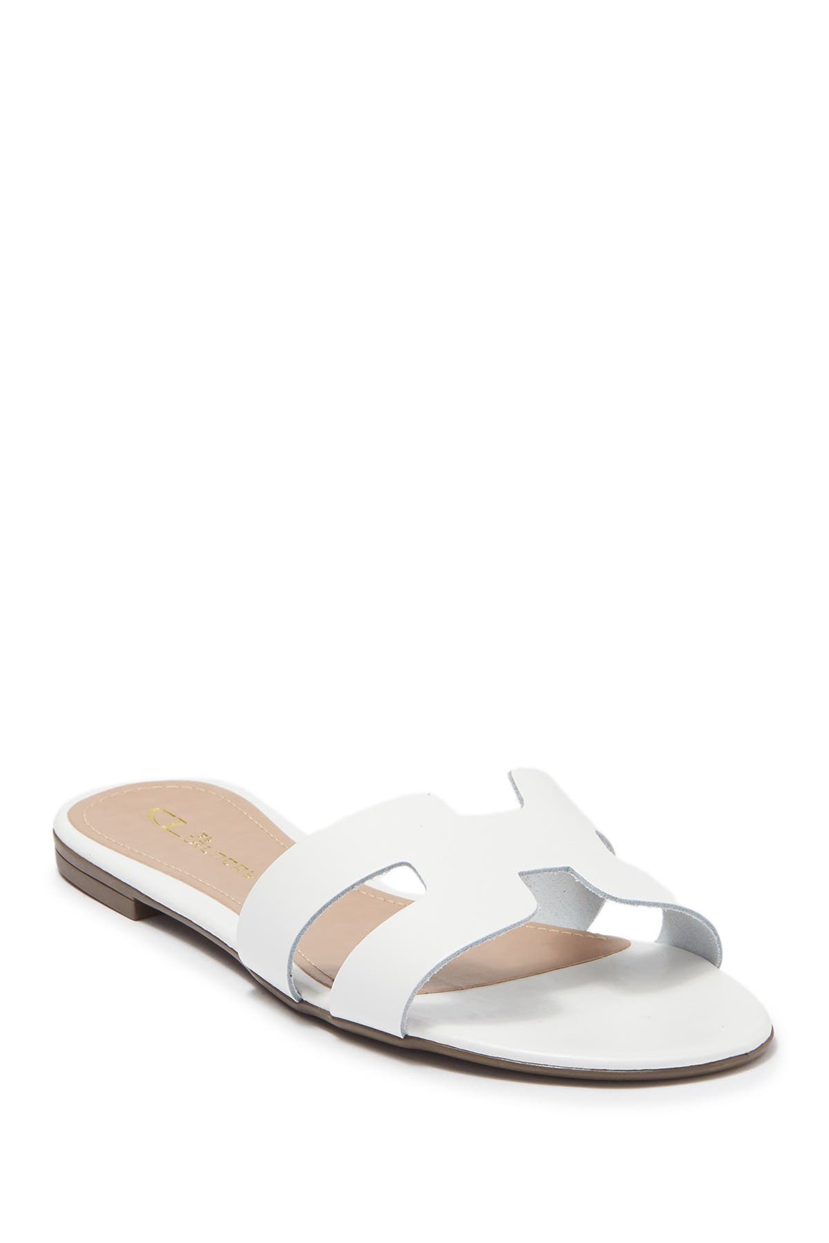 CL BY LAUNDRY Artist Leather Slide Sandal, Alternate, color, 