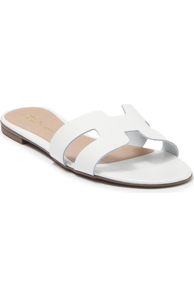 CL BY LAUNDRY Artist Leather Slide Sandal, Alternate, color,