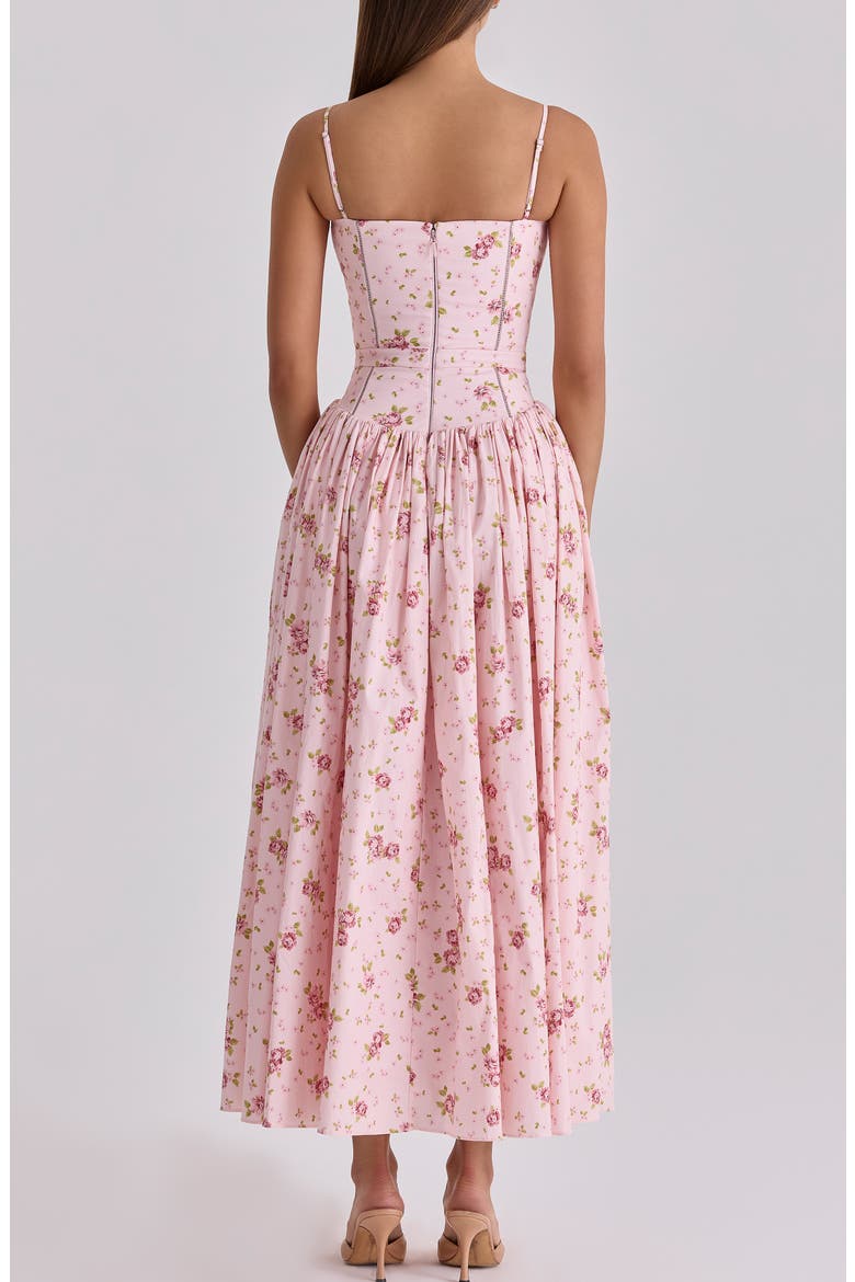Ysabella Floral Maxi Sundress, Alternate, color, PINK VINTAGE