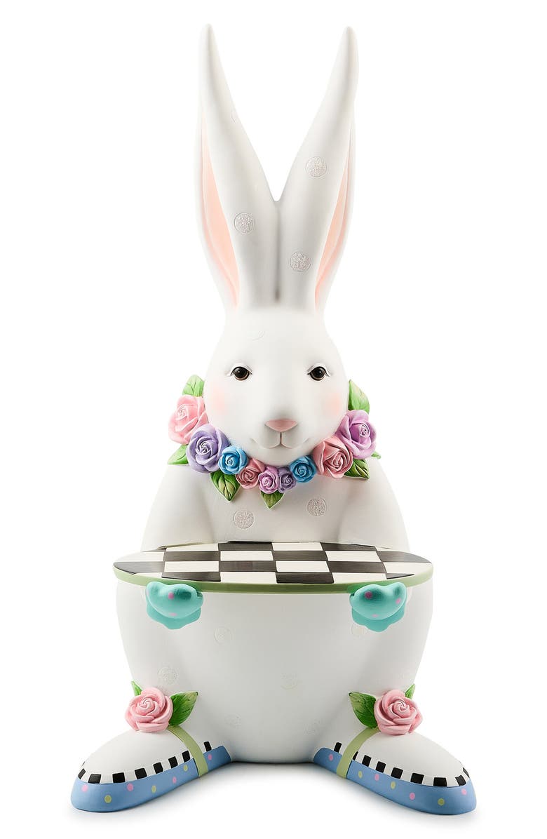 MACKENZIE CHILDS Patience Brewster Rabbit Butler, Main, color, White
