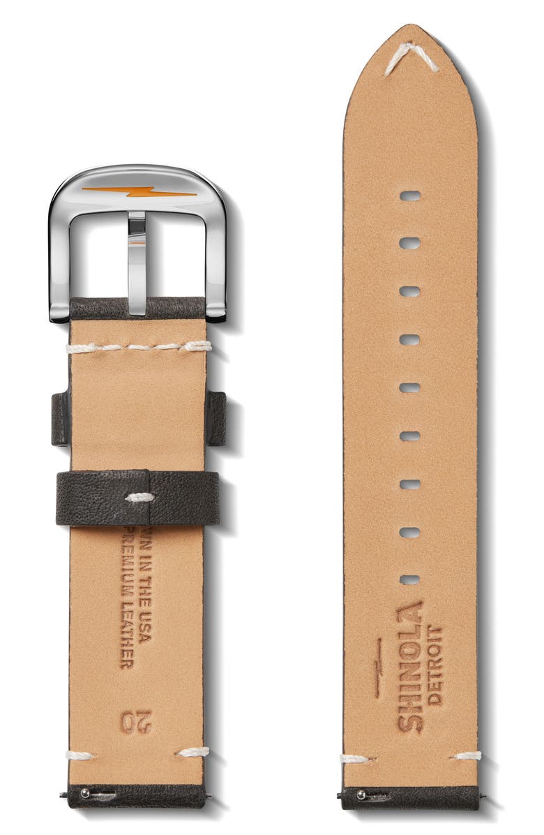 Shinola 20mm Leather Watch Strap, Alternate, color, 