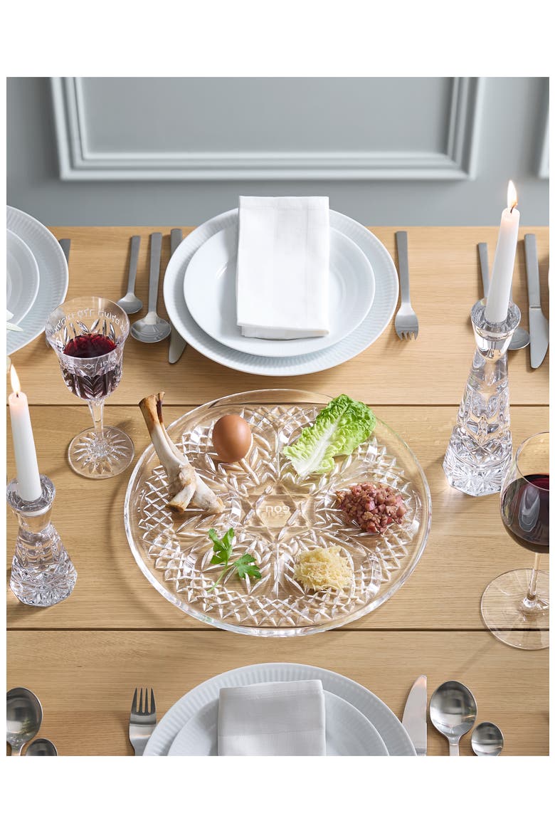 Crystal Seder Plate, Alternate, color, NO COLOR