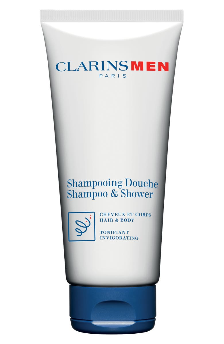 Clarins Men Shampoo & Shower Hair & Body Wash, Main, color, 