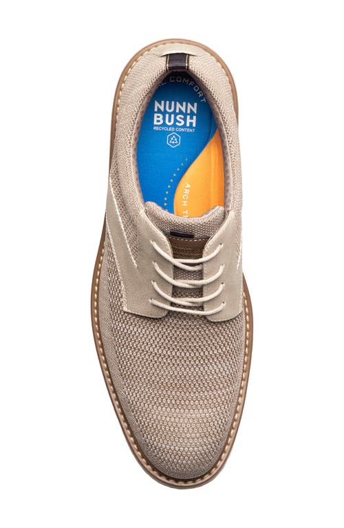 Nunn Bush Griff Plain Toe Derby In Taupe Multi