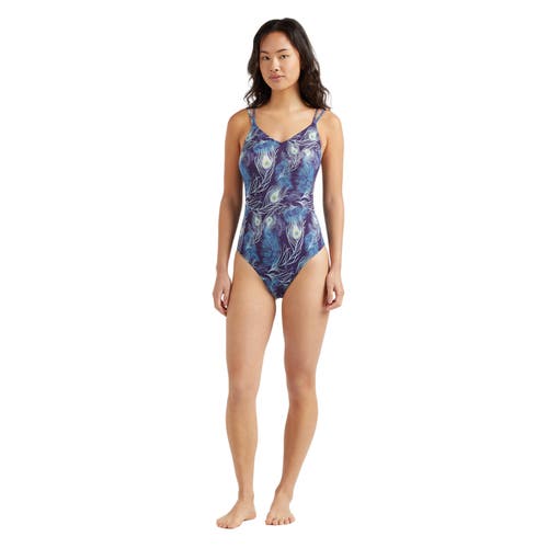 Vilebrequin Women's Second Skin Effect Eyes Of The Wind One-Piece Swimsuit in Minuit 