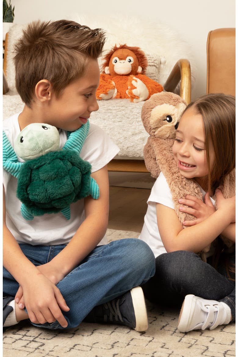 Sawyer the Sloth Plush Toy, Alternate, color, Brown
