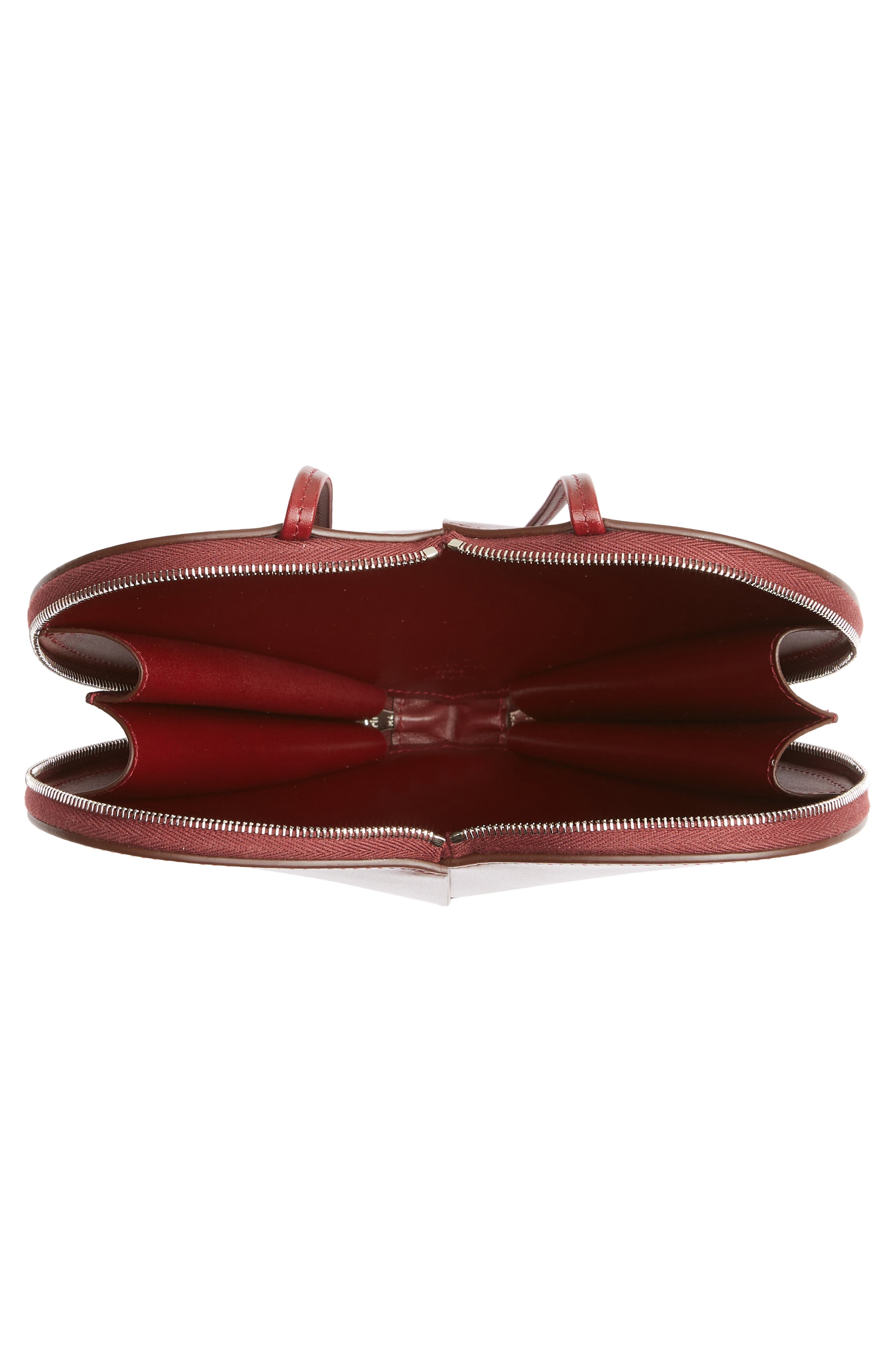 Le Coeur Leather Crossbody Bag, Alternate, color, 325 - ROUGE GRENAT