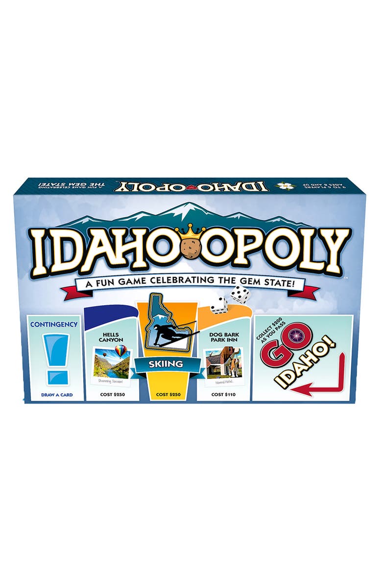 Late for the Sky Idahoopoly Monopoly Board Game, Alternate, color, Multicolored