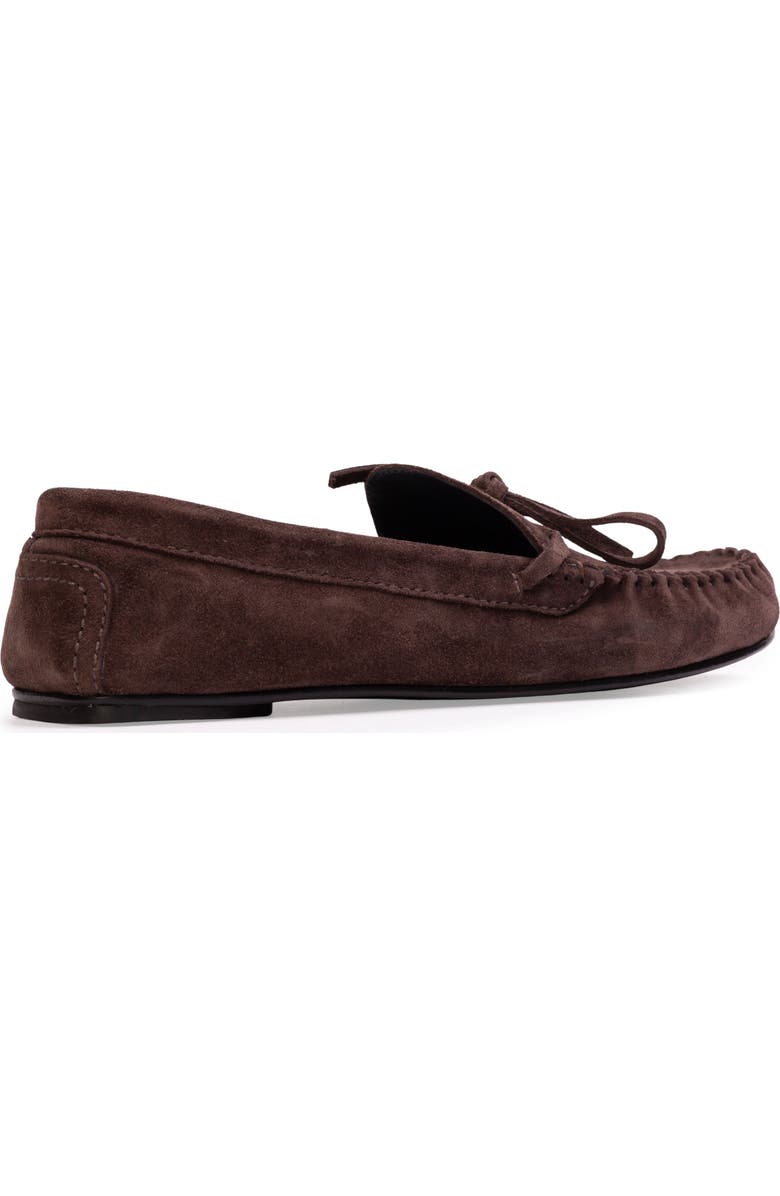 BLACK SUEDE STUDIO Solana Suede Loafer, Alternate, color, Hot Fudge Suede