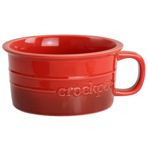 Crock-pot Appleton 24oz Stoneware 4 Piece Soup Mug Set In Red