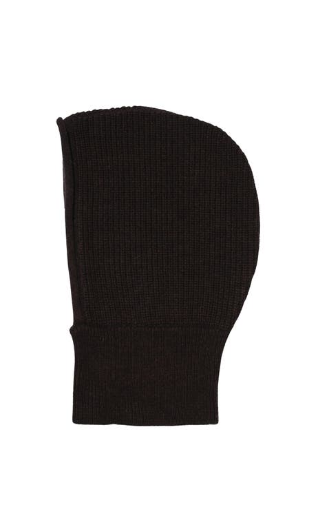 Upcycled Merino Wool Ribbed Balaclava