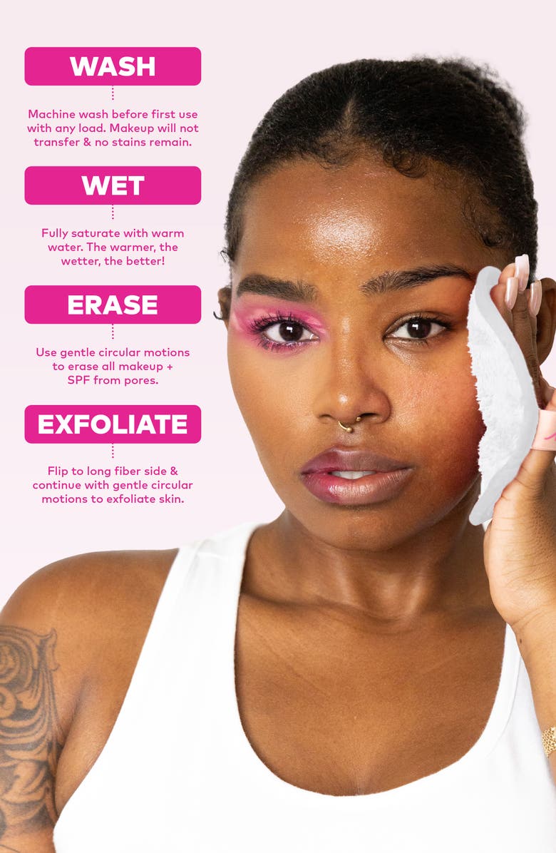 The Original MakeUp Eraser 7-Day Garden Fairies MakeUp Eraser Set with Laundry Bag, Alternate, color, 