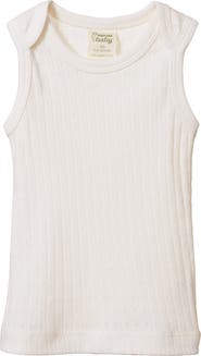 NATURE BABY Pointelle Sleeveless Top