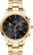 Daniel Wellington Iconic Link Chronograph Bracelet Watch, 42mm