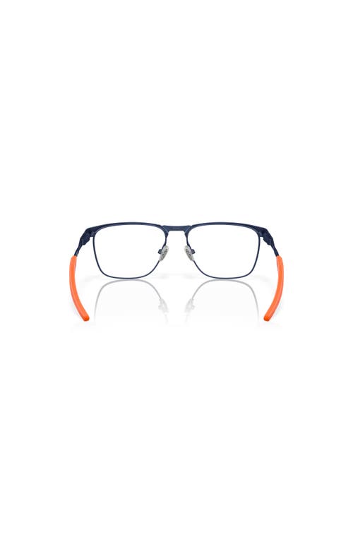 Oakley 49mm Rectangle Optical Glasses In Blue