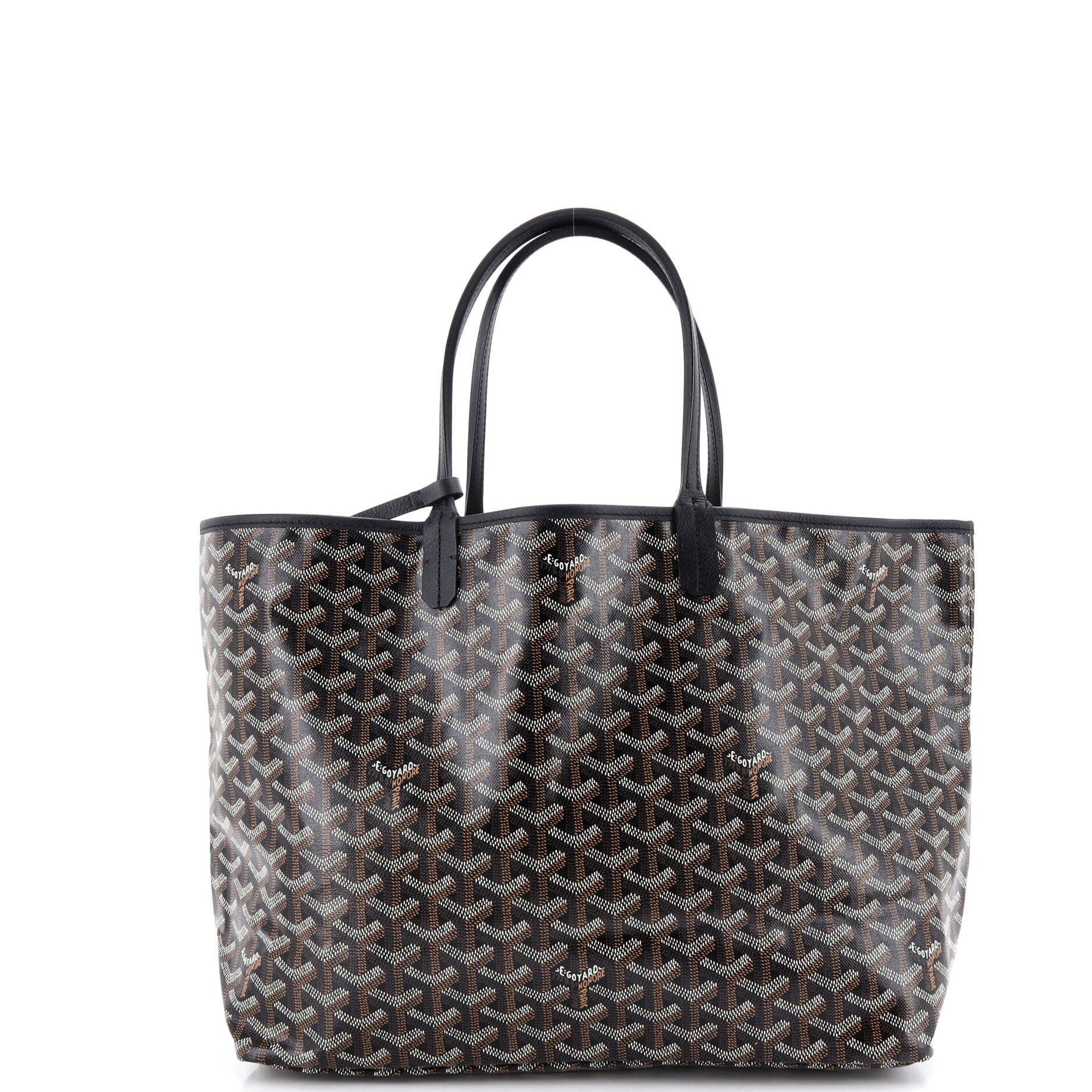 Pre-Owned Goyard Saint Louis Tote Coated Canvas PM, Alternate, color, Black