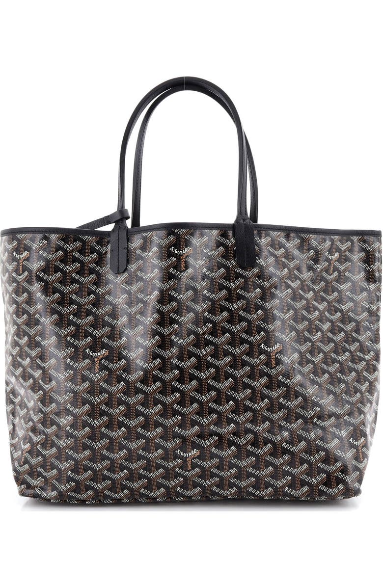 Pre-Owned Goyard Saint Louis Tote Coated Canvas PM, Alternate, color, Black