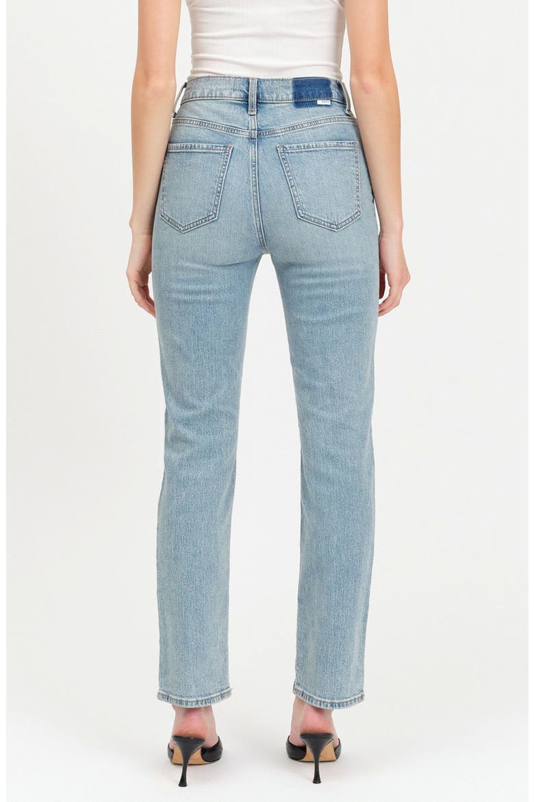 Smarty Pants High Waist Slim Straight Ankle Jeans, Alternate, color, WINK