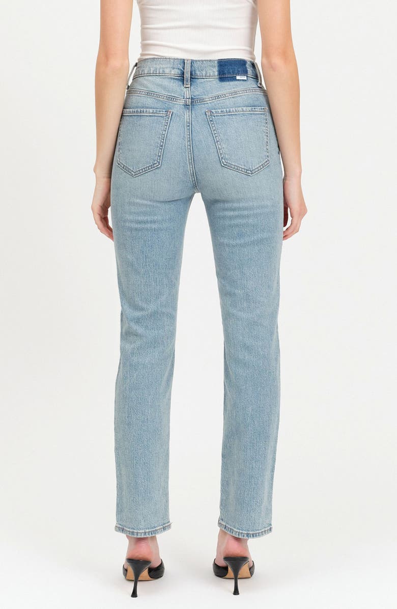 DAZE Smarty Pants High Waist Slim Straight Ankle Jeans, Alternate, color, Wink