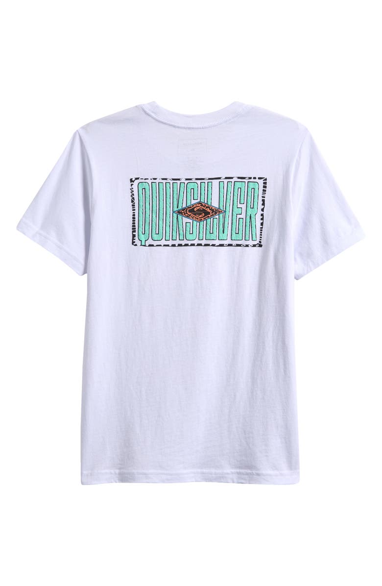 Quiksilver Kids' Fossilized Logo Graphic T-Shirt, Alternate, color, 
