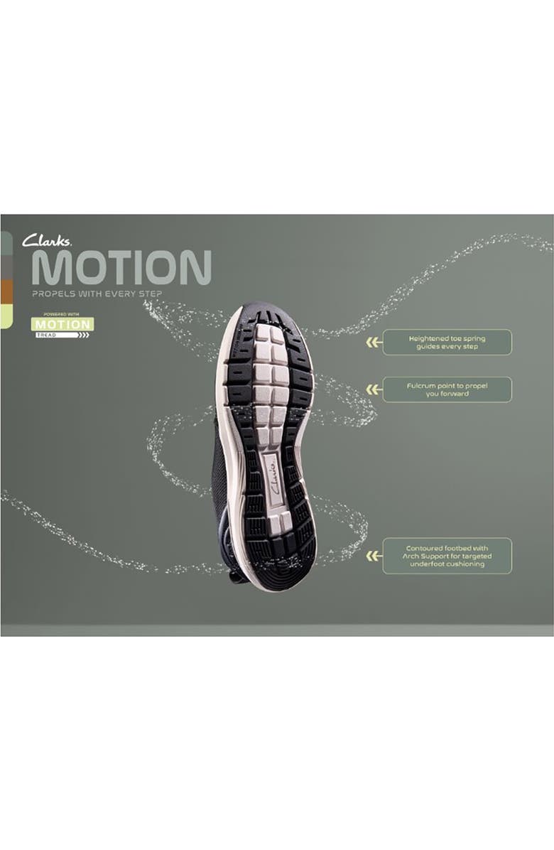 Clarks<sup>®</sup> Motion Trek Mx Sneaker, Alternate, color, Khaki