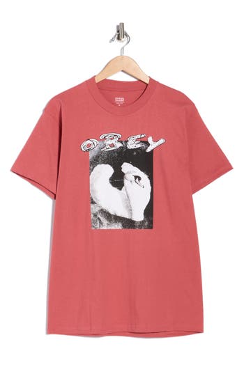 Obey Swan Graphic T-shirt In Multi