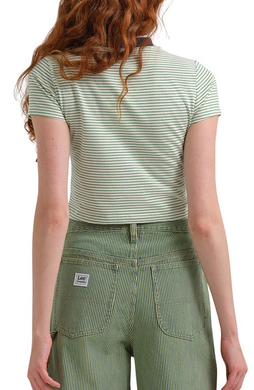 Lee X Crayola Crop T-shirt In Green