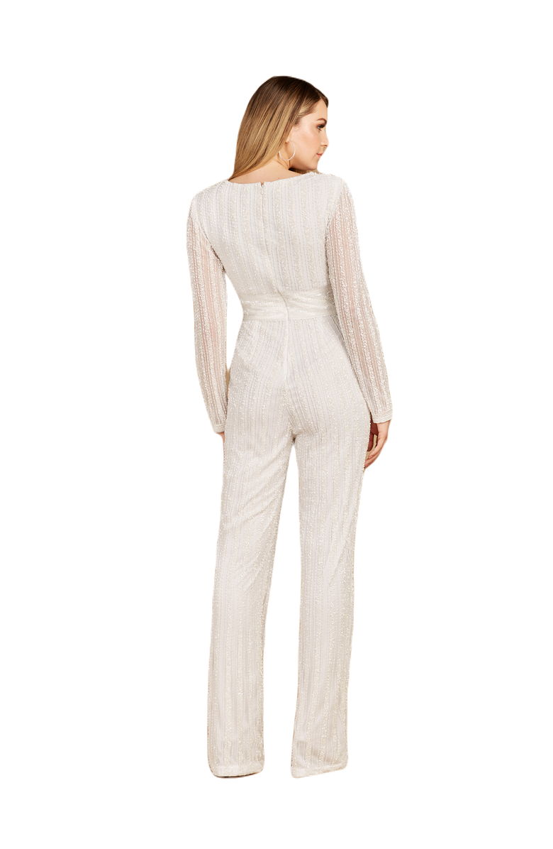 LARA New York Long Sleeve Jump Suit, Alternate, color, Ivory