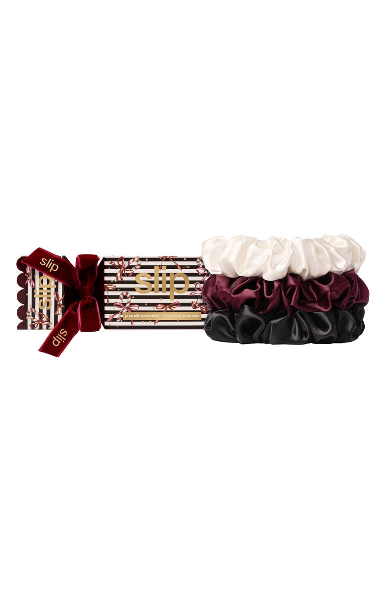 slip Pure Silk Large Scrunchie Set, Main, color, Sugar Plum