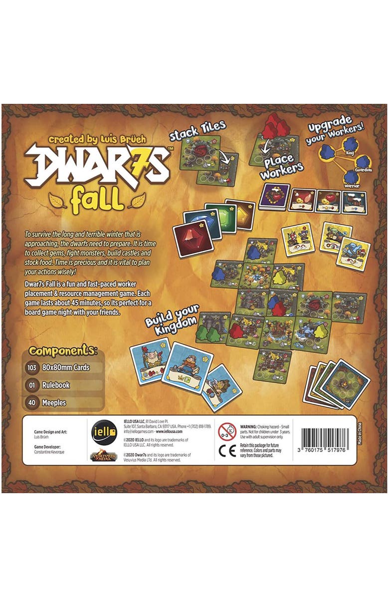 IELLO Dwar7S Fall Family Board Game, Ages 12+, Alternate, color, 