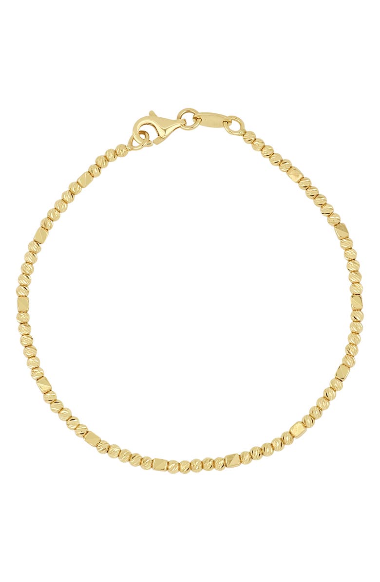 Bony Levy 14K Gold Beaded Bracelet, Main, color, 14K Yellow Gold