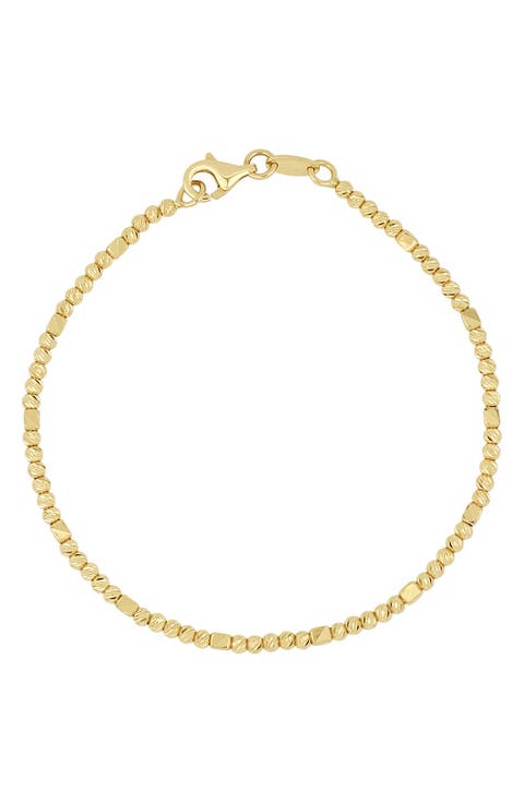 14K Gold Beaded Bracelet (Nordstrom Exclusive)