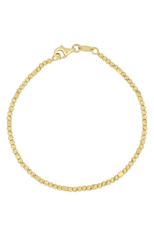 Bony Levy 14k Gold Beaded Bracelet In Gold