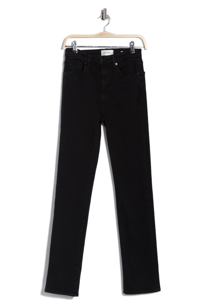 The Pencil Crop High Waist Slim Straight Leg Jeans, Alternate, color, LEVITATE