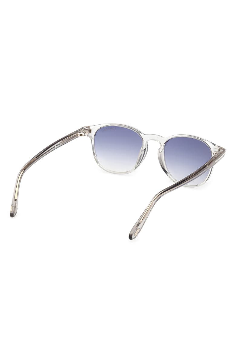 TOM FORD Holt 50mm Gradient Round Sunglasses, Alternate, color,